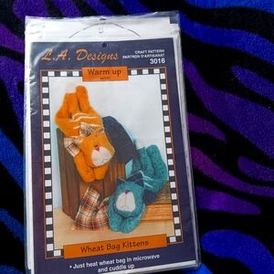 L.A. Designs Wheat Bag Kittens Pattern